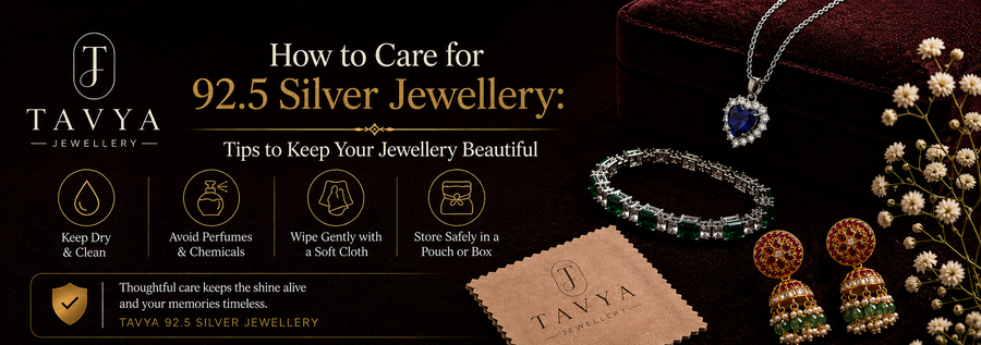How to Care for 92.5 Silver Jewellery: Tips to Keep Your Jewellery Beautiful