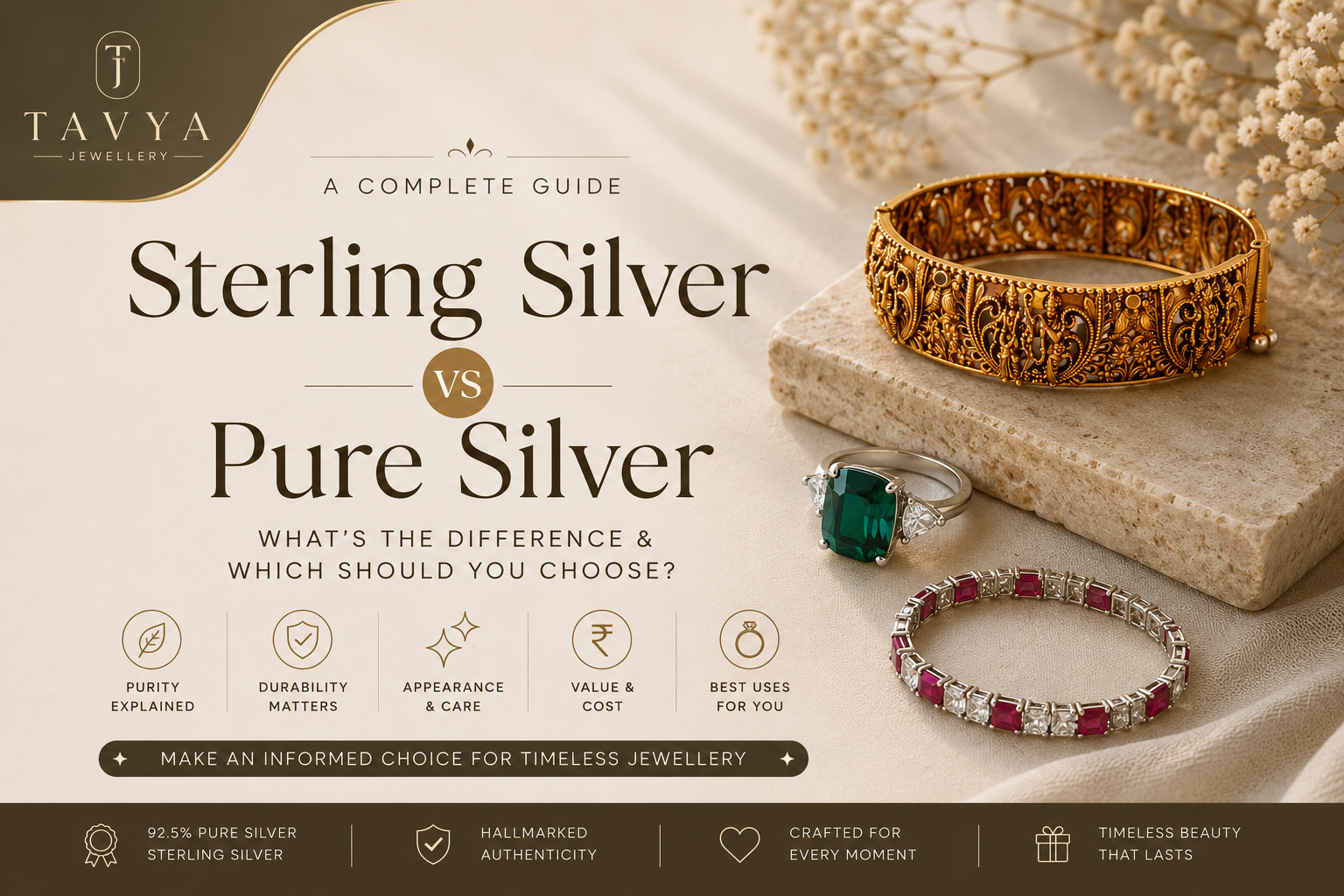 Sterling Silver vs Pure Silver: What's the Difference & Which Should You Choose?
