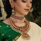 Kundan Pearl Embellished Designer Choker