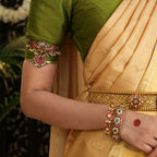 92.5 Silver Royal Kundan Bajuband