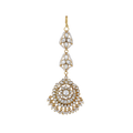 92.5 Silver Polki Pattern Maang Tikka