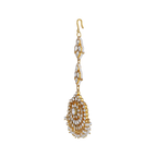 92.5 Silver Polki Pattern Maang Tikka