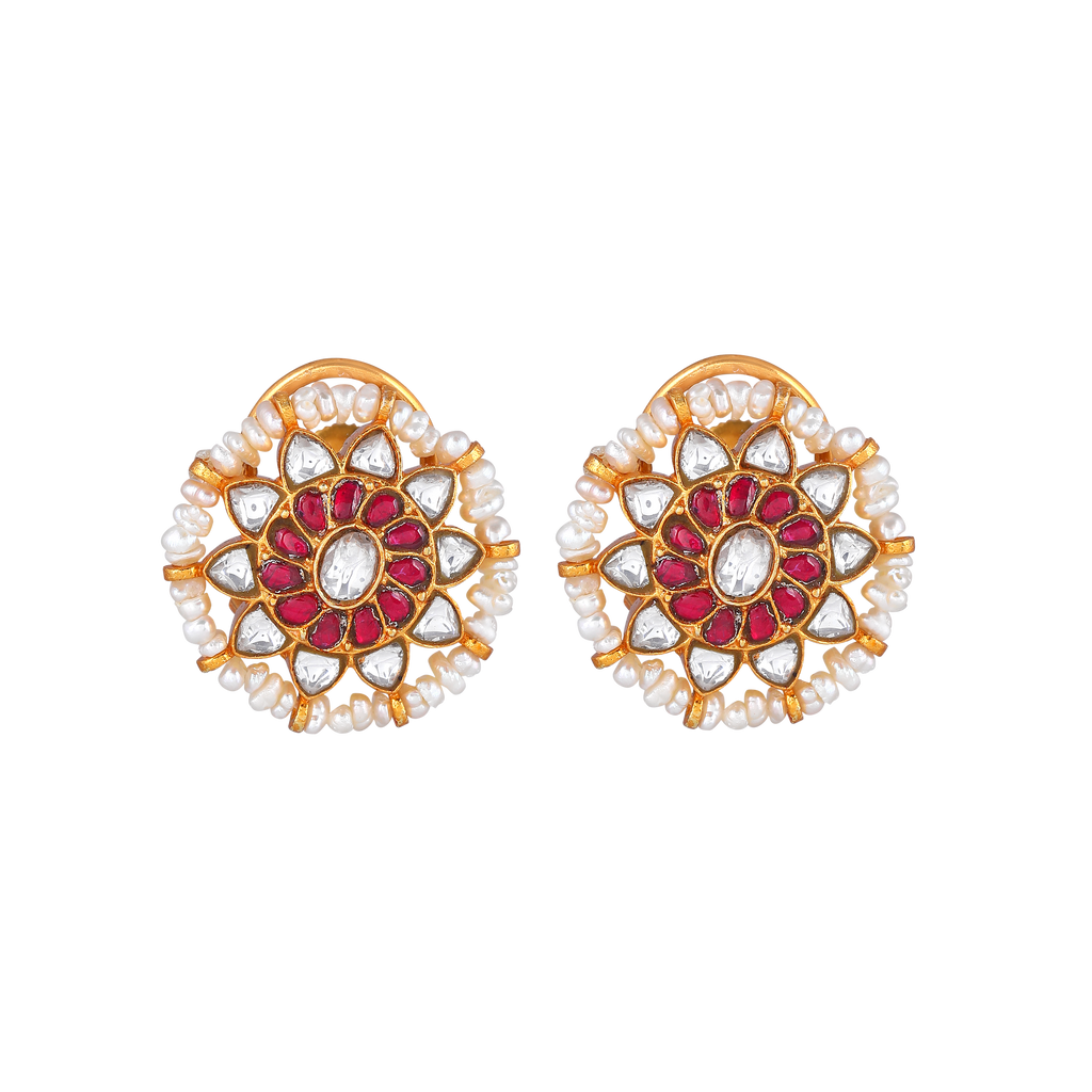 Bloom Gold-Plated Silver Studs