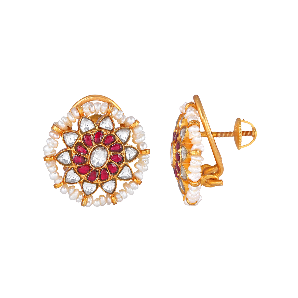 Bloom Gold-Plated Silver Studs