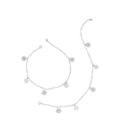 Celestial Bloom 92.5 Silver Charm Anklet