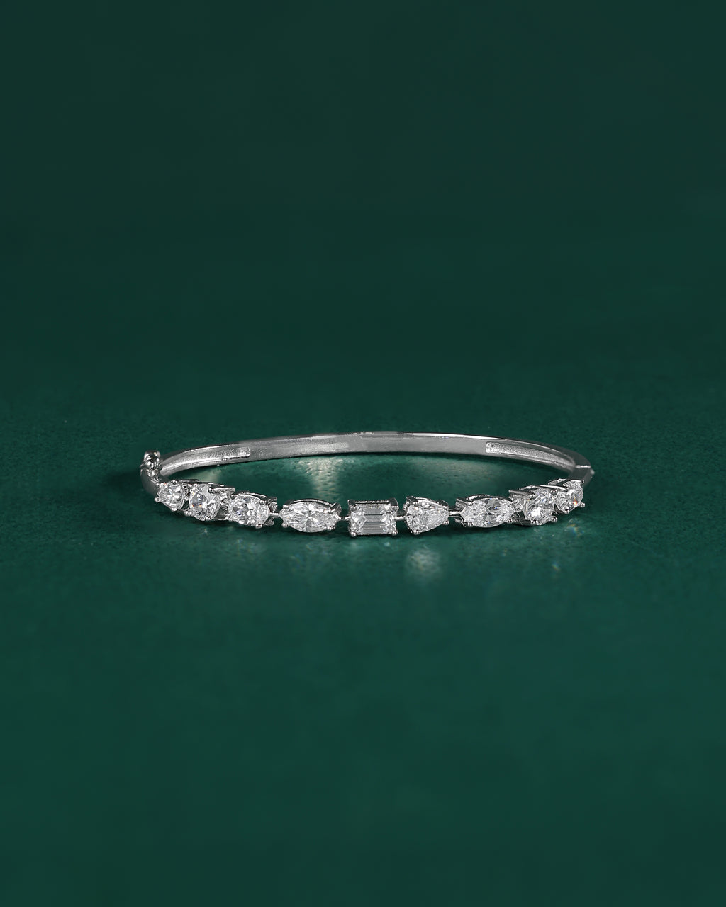 Statement Multi-Cut Cubic Zirconia Tennis Bracelet in 92.5 Silver