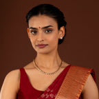 Polki-Style 92.5 Silver Necklace