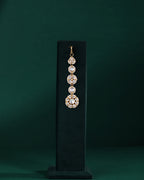 Polki Pattern Maang Tikka in 92.5 Pure Silver