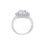 Radiant Halo Bloom 92.5 Silver Ring