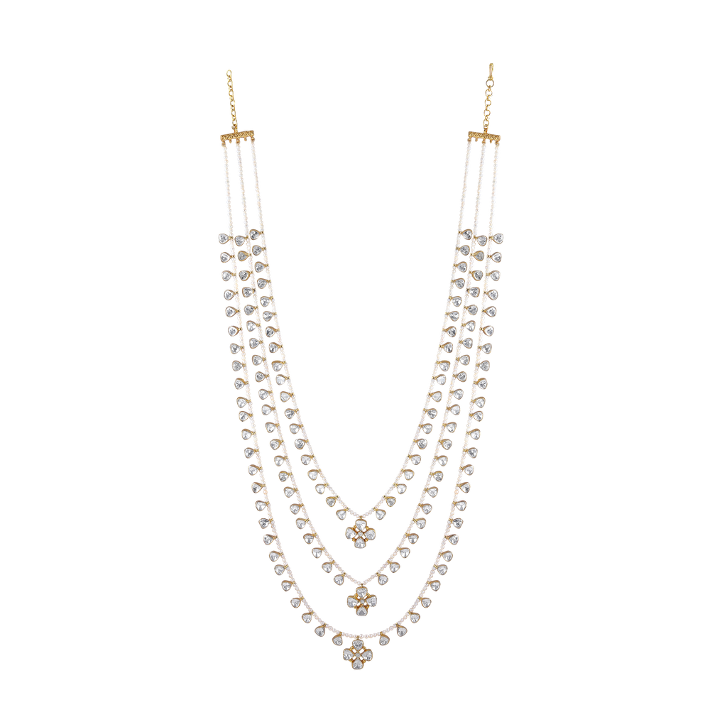 3-Layer Pearl Haram with Brilliant CZ