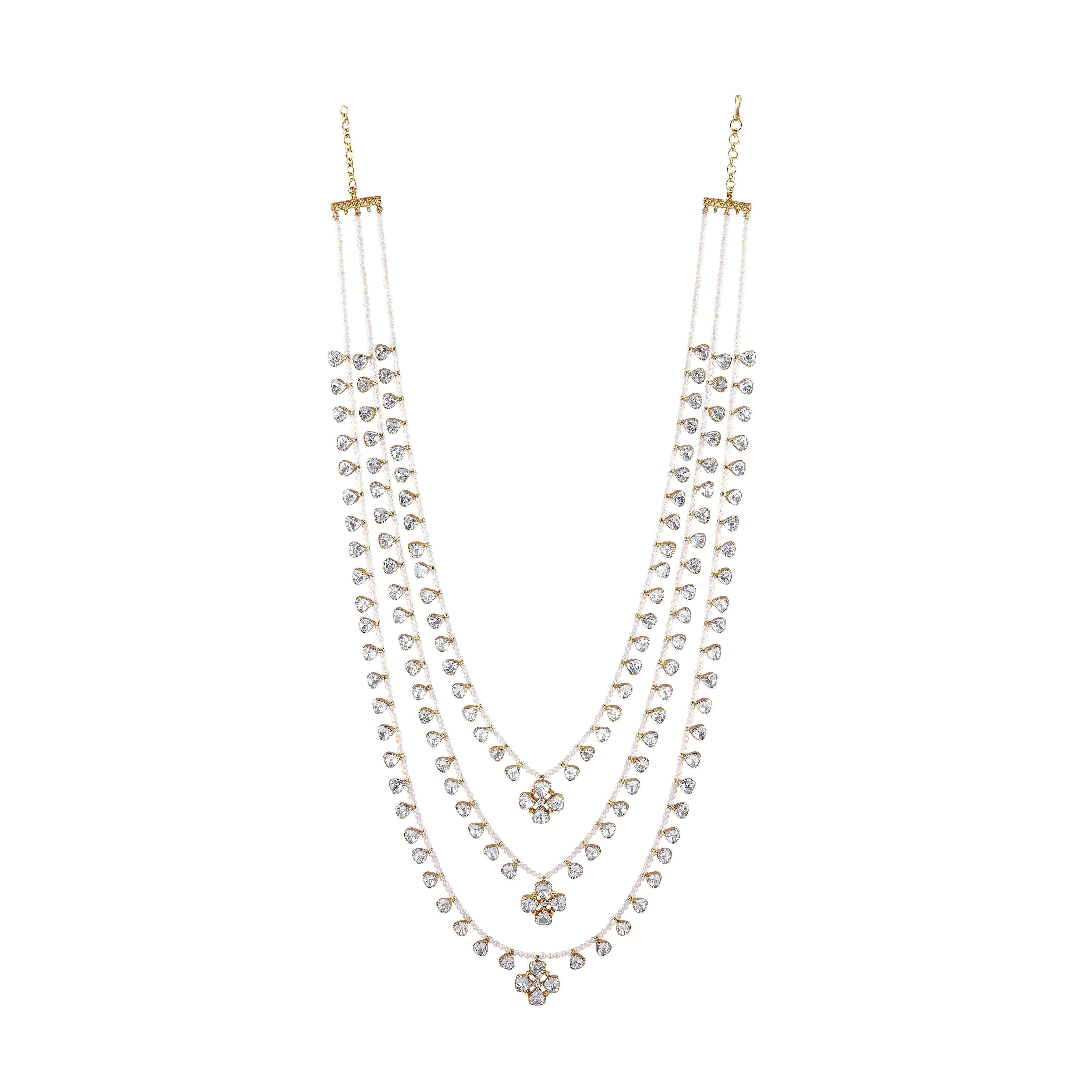 3-Layer Pearl Haram with Brilliant CZ