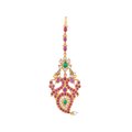 Regal Peacock-Inspired 92.5 Silver Maang Tikka