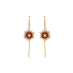 Silver Gold Plated Earrings