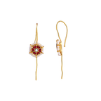Silver Gold Plated Earrings