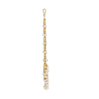 Regal Polki Pattern Silver Maang Tikka with CZ