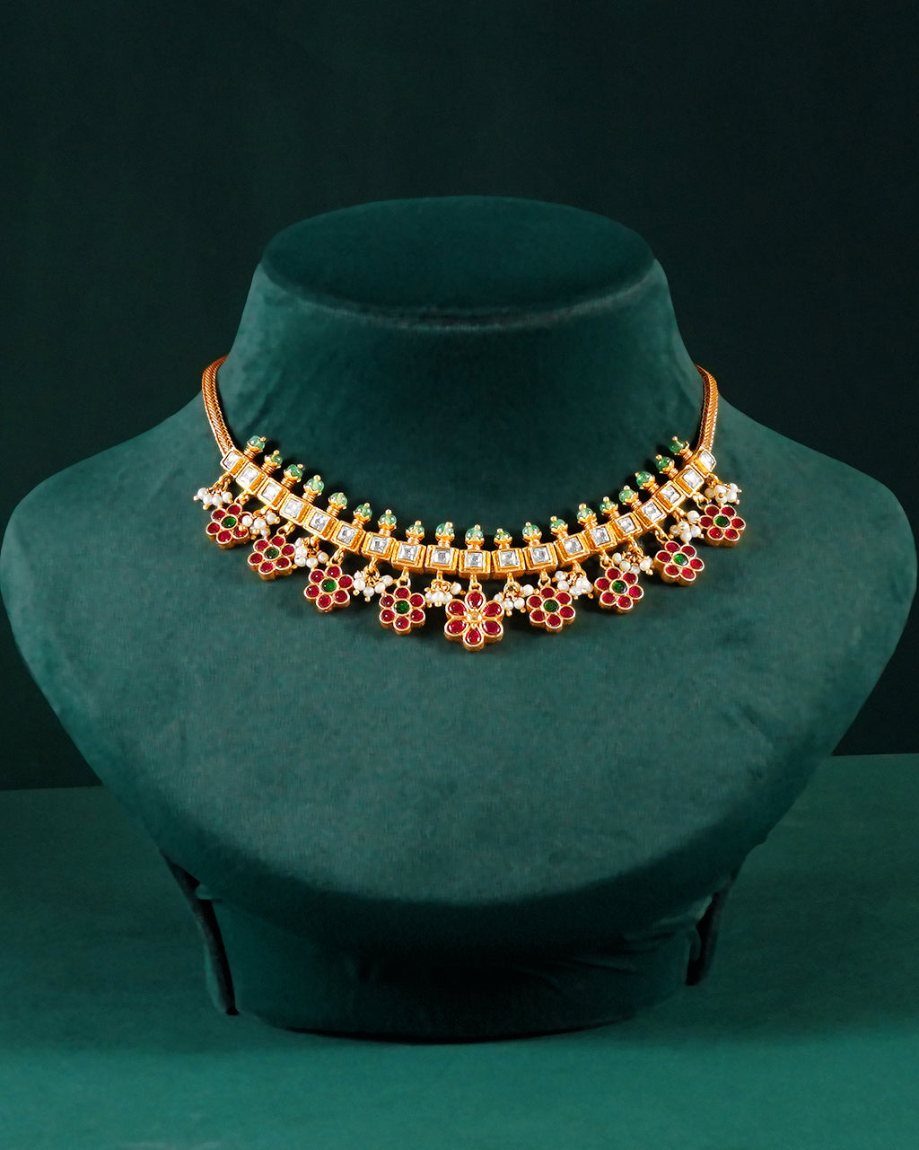 Silver Guttapusalu Short Necklace