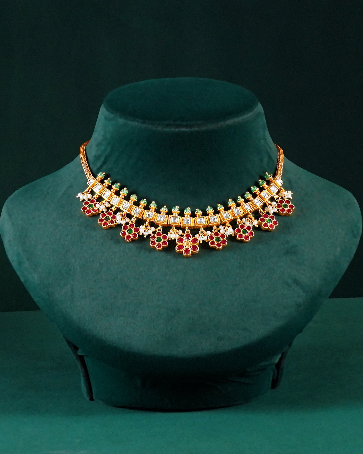 Silver Guttapusalu Short Necklace