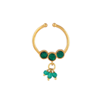 Silver Gold-Plated Nose Ring