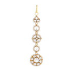 Polki Pattern Maang Tikka in 92.5 Pure Silver