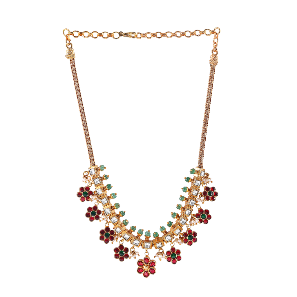 Silver Guttapusalu Short Necklace