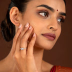 Modern Radiant Cut CZ Ring in 92.5 Silver