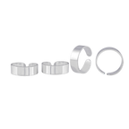 Pure 92.5 Silver Wide Band Toe Ring
