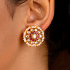 Bloom Gold-Plated Silver Studs