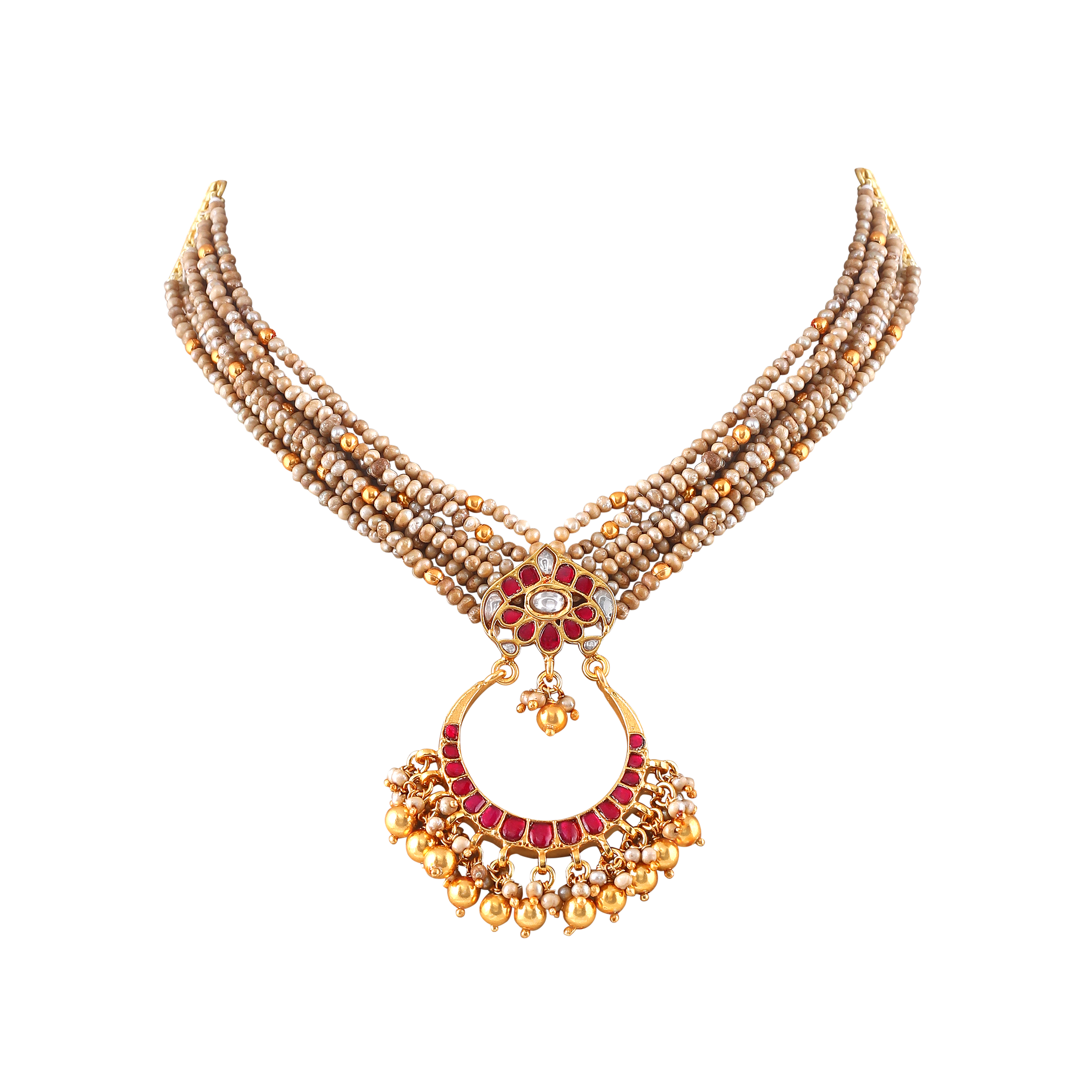 Regal Chandbali 92.5 Silver Choker