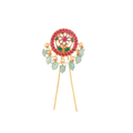Vintage-Inspired Floral 92.5 Silver Hair Pin