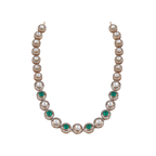 92.5 Silver Necklace with Sparkling CZ Halo