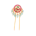 Antique Peacock Motif 92.5 Silver Hair Pin
