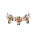 92.5 Silver Kundan Pattern Choker