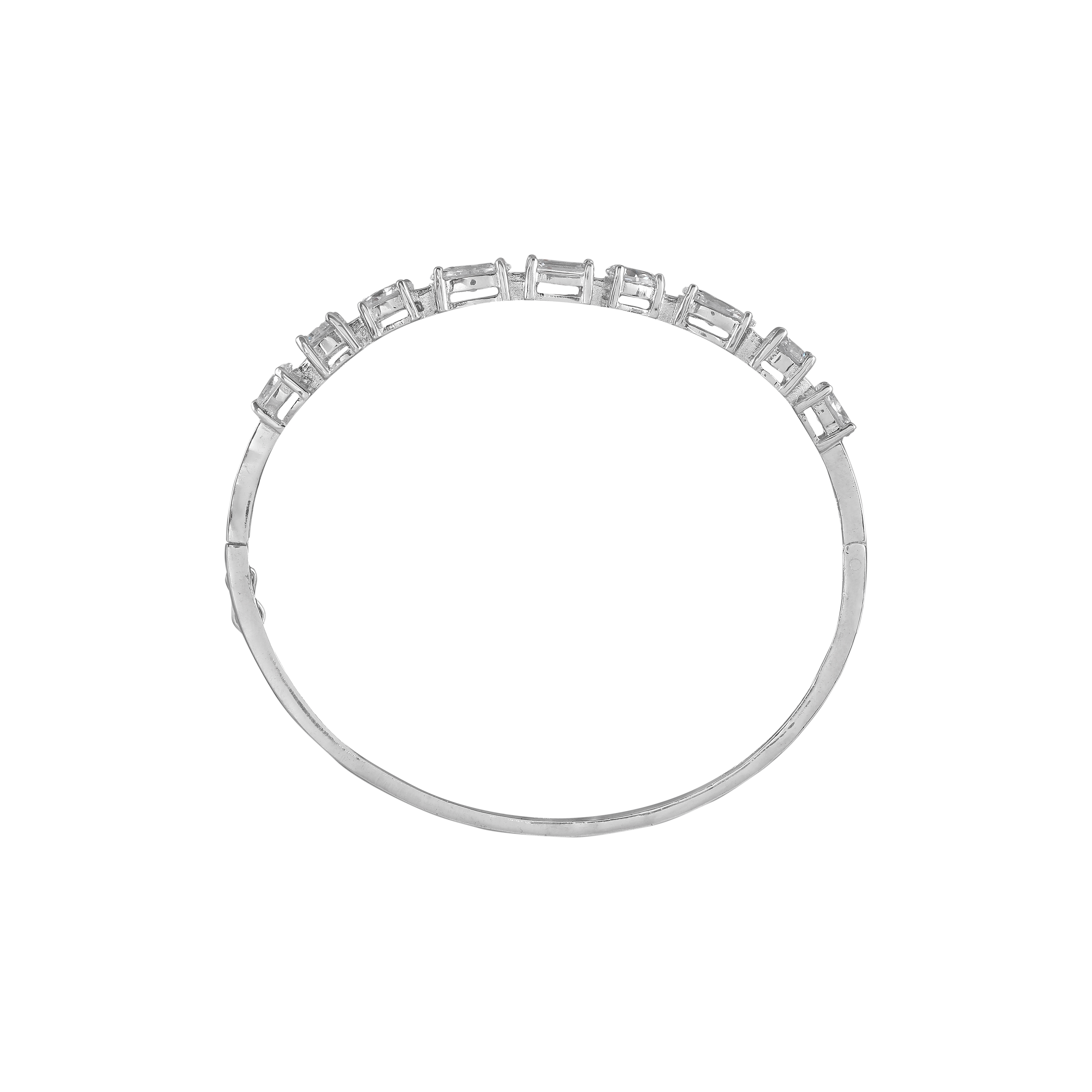 Statement Multi-Cut Cubic Zirconia Tennis Bracelet in 92.5 Silver