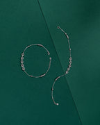 Star Motif 92.5 Sterling Silver Artisan Anklet