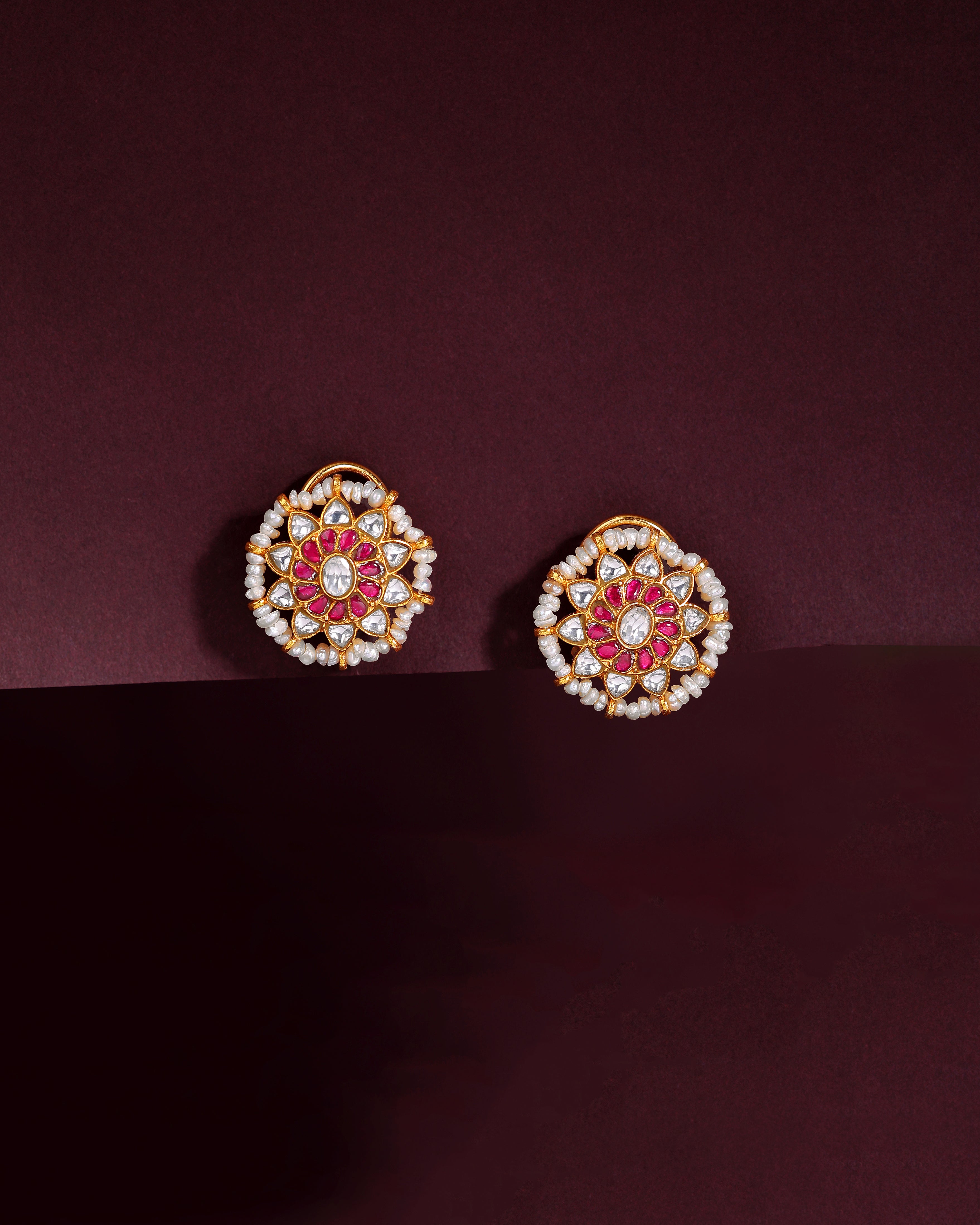 Bloom Gold-Plated Silver Studs