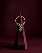 Silver Gold-Plated Nose Ring