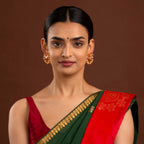 Silver Chandbali Earrings