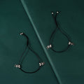 Silver Winged Heart Charm Anklets