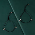 Pure Silver Floral Charms Anklets
