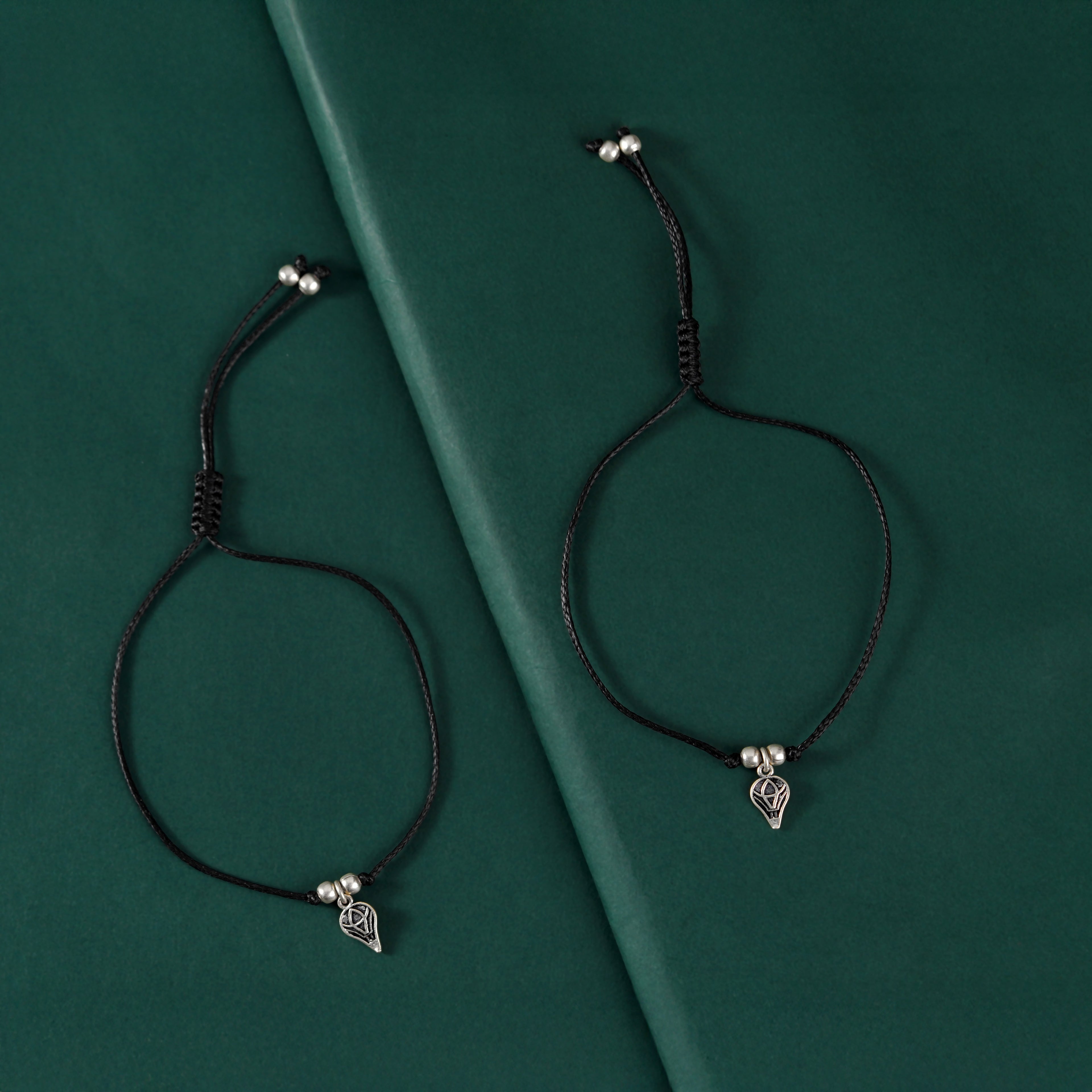 Silver Hot Air Balloon Anklet