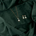 Turquoise Drop Pendant Set