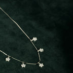 Silver Floral Elegant Chain