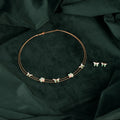 Rose Gold Butterfly & Floral Set