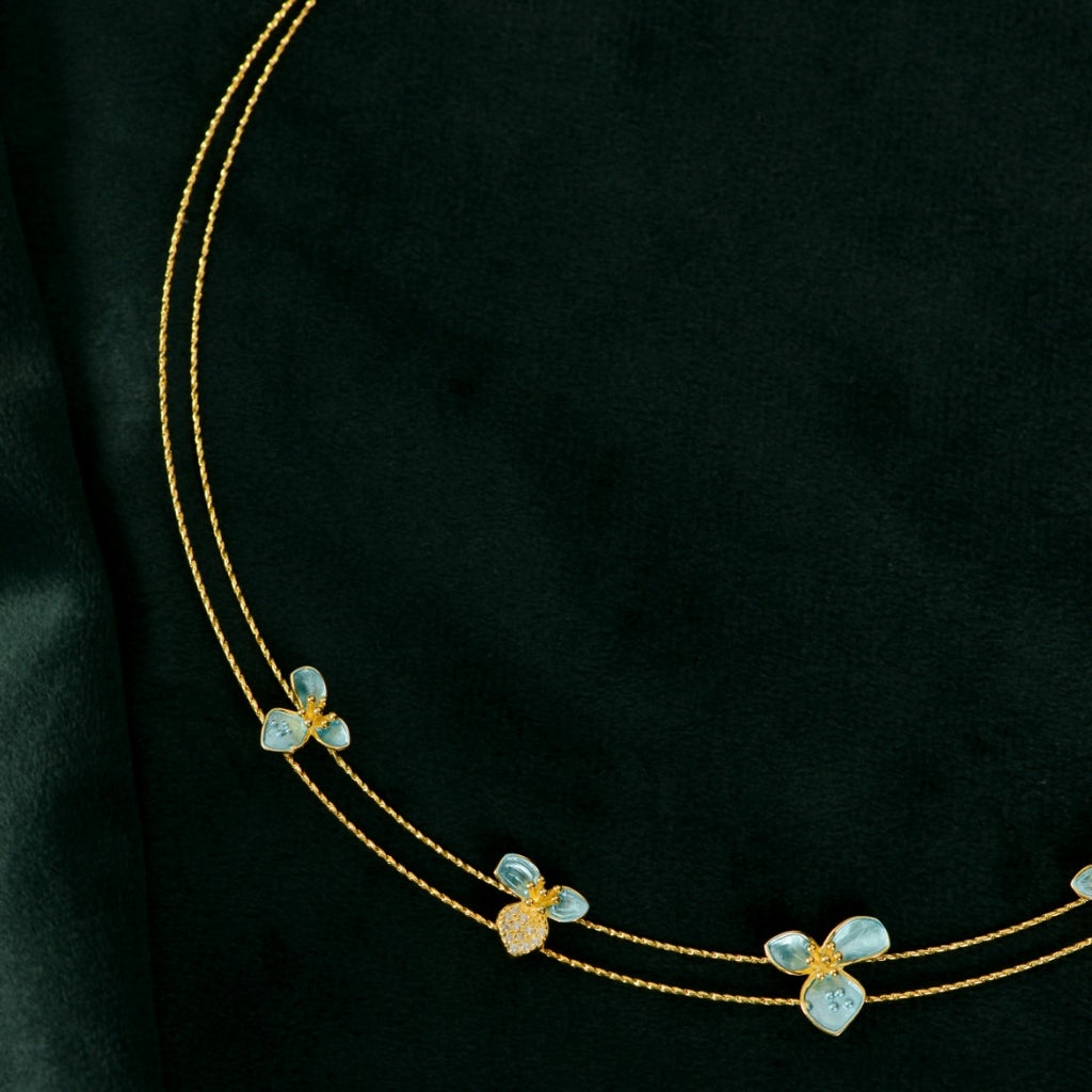 Gold Bloom Charm Set