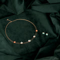 Rose Gold Multicolor Flower Set