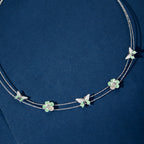Silver Butterfly Bloom Set