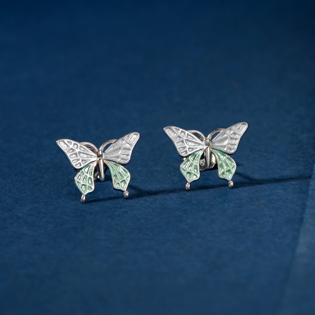 Silver Butterfly Bloom Set