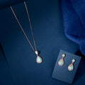 Turquoise Drop Pendant Set