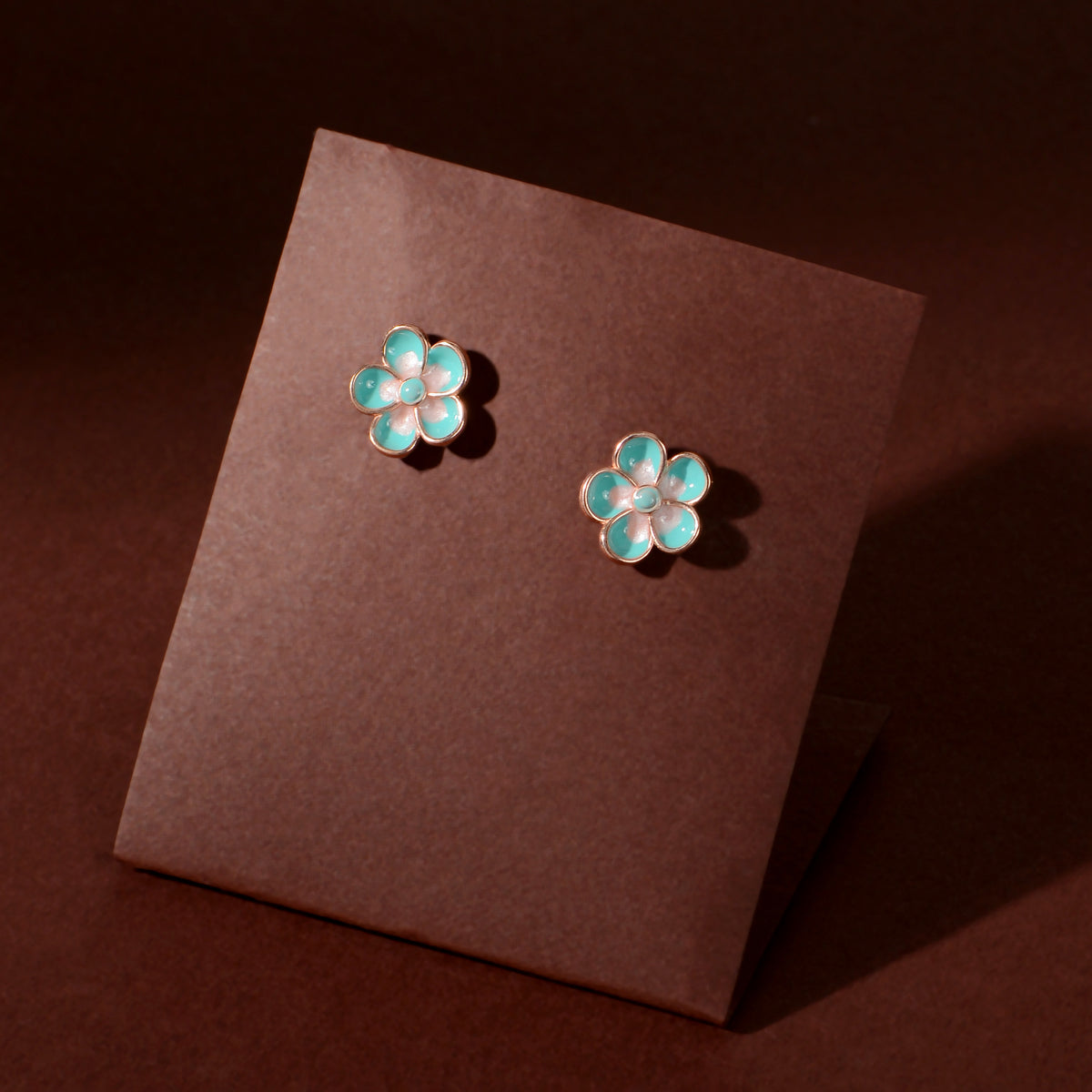 Rose Gold Multicolor Flower Set