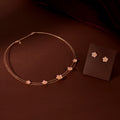 Rose Gold Blossom Charm Set